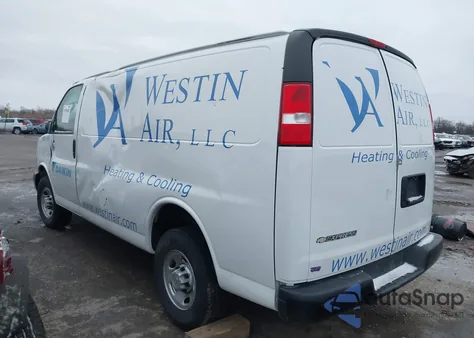 2024 Chevrolet Express Cargo Rwd 2500 Regular Wheelbase Wt from USA, damaged, VIN 1GCWGAFP1R1236115